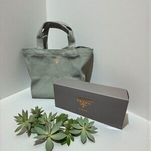 PRADA L’Homme Sage Green Tote + Box – GWP Exclusive